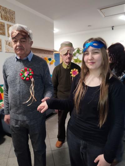 Bal karnawałowy z Seniorami w Dziennym Ośrodku Wsparcia w Libuszy