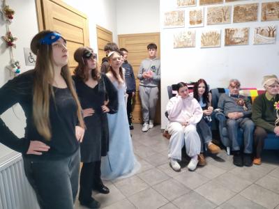 Bal karnawałowy z Seniorami w Dziennym Ośrodku Wsparcia w Libuszy