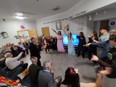 Bal karnawałowy z Seniorami w Dziennym Ośrodku Wsparcia w Libuszy