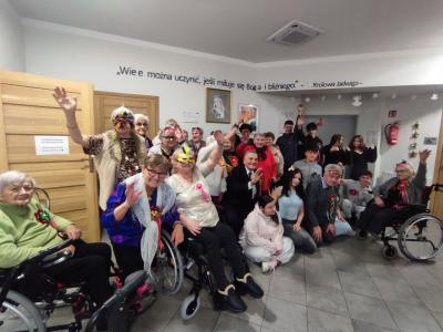 Bal karnawałowy z Seniorami w Dziennym Ośrodku Wsparcia w Libuszy