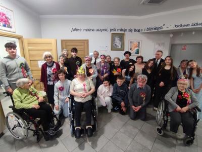 Bal karnawałowy z Seniorami w Dziennym Ośrodku Wsparcia w Libuszy