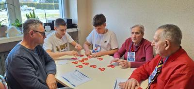 Seniorzy na zajęciach językowych