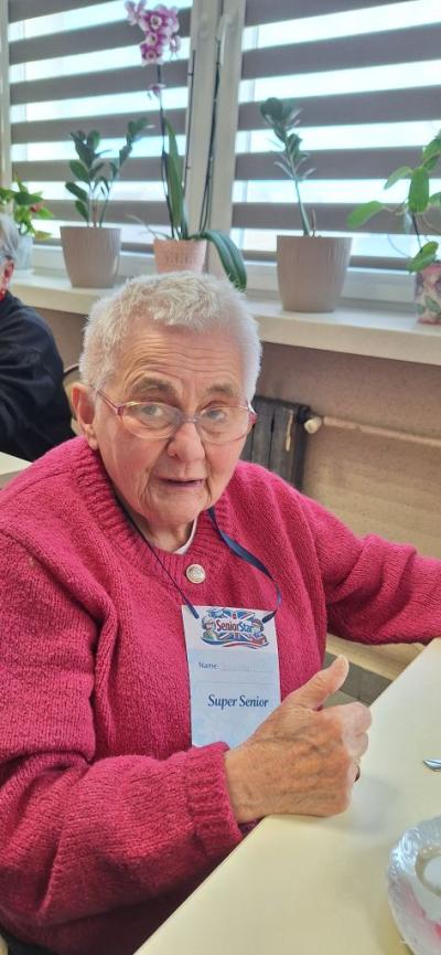 Seniorzy z ośrodka  w Libuszy