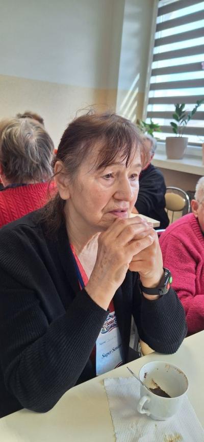 Seniorzy z ośrodka  w Libuszy