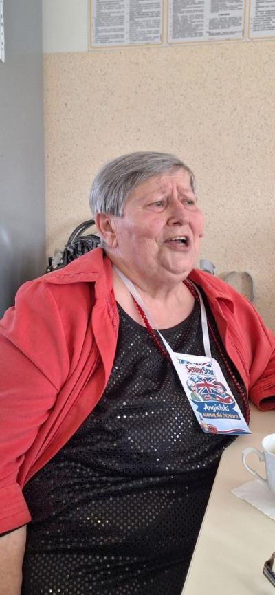 Seniorzy z ośrodka  w Libuszy