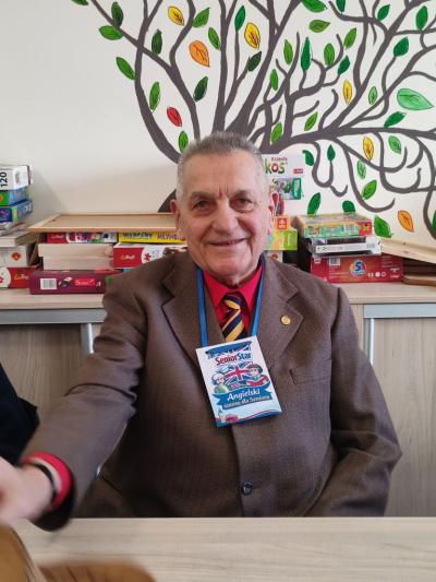 Seniorzy z ośrodka  w Libuszy