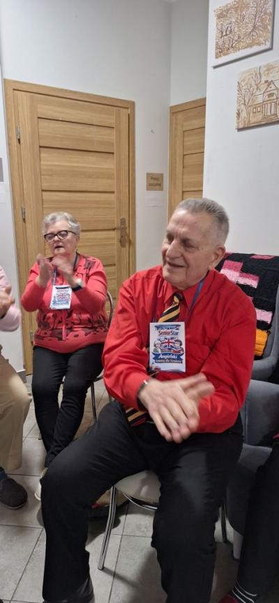 Seniorzy z ośrodka  w Libuszy