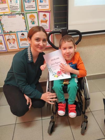 wręczenie dyplomów „Przyjaciel Wiosny” za aktywny udział w zajęciach