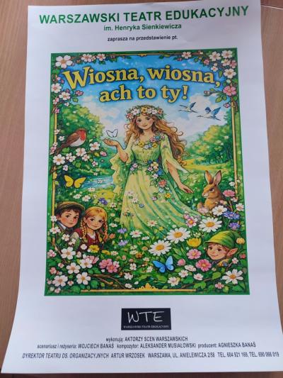 Plakat spektaklu teatralnego