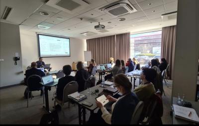 nauczyciele podczas warsztatów etwinning