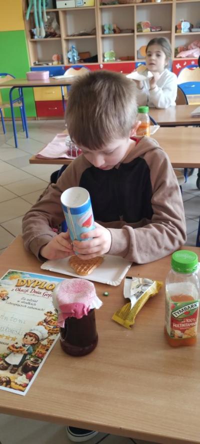 Słodki dzień w klasie 1b