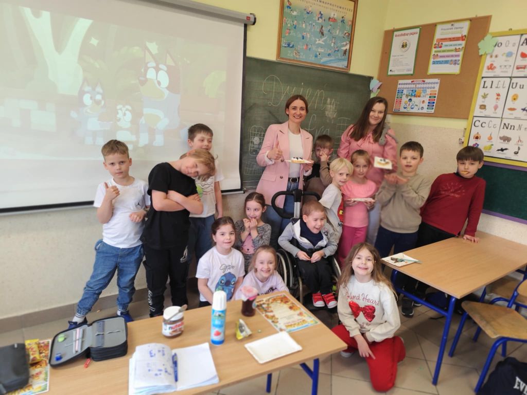 Słodki dzień w klasie 1b