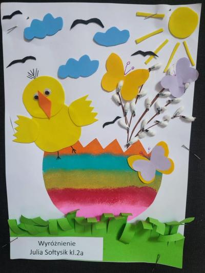 Wielkanocna praca plastyczna