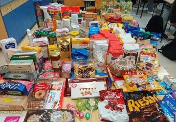 Produkty zebrane w ramach akcji SK Caritas