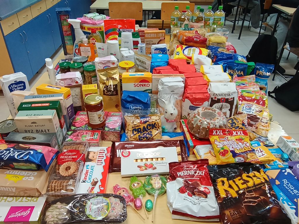 Produkty zebrane w ramach akcji SK Caritas