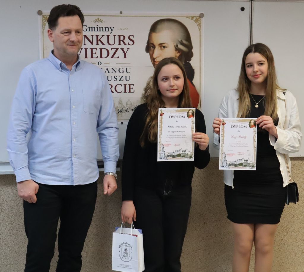 Uczestnicy z LIBUSZY z nauczycielem
