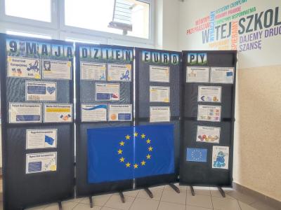 Dekoracja z okazji Dnia Europy