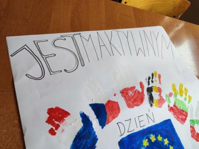 Przygotowania materiałów do dnia Europy