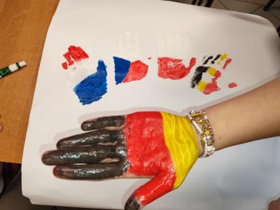 Przygotowania materiałów do dnia Europy