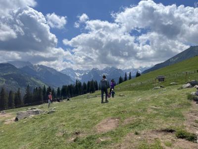 widok na Tatry z Rusinowej Polany