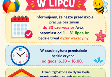 Dyżur w przedszkolu