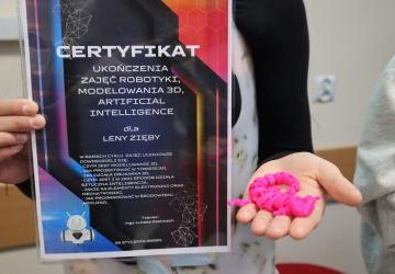 Zakończenie zajęć z modelowania i druku 3D w klasach VIa i VIb