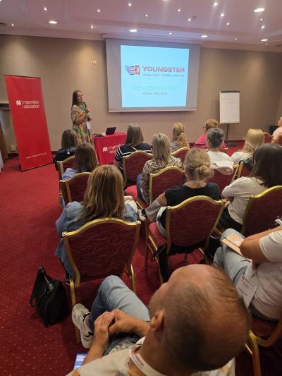 Prezentacja pracy konkursowej przez p. Katarzynę Guzior