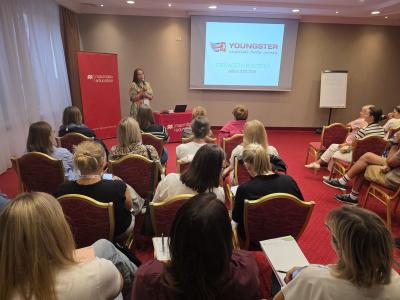 Prezentacja pracy konkursowej przez p. Katarzynę Guzior