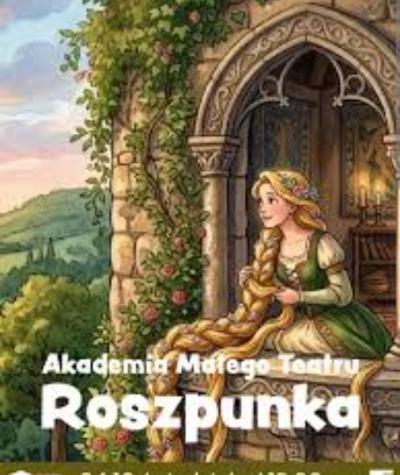 Roszpunka wygląda przez okno