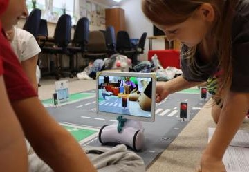 Zajęcia robotyki w klasie 3a –  w ramach #LaboratoriaPrzyszłości