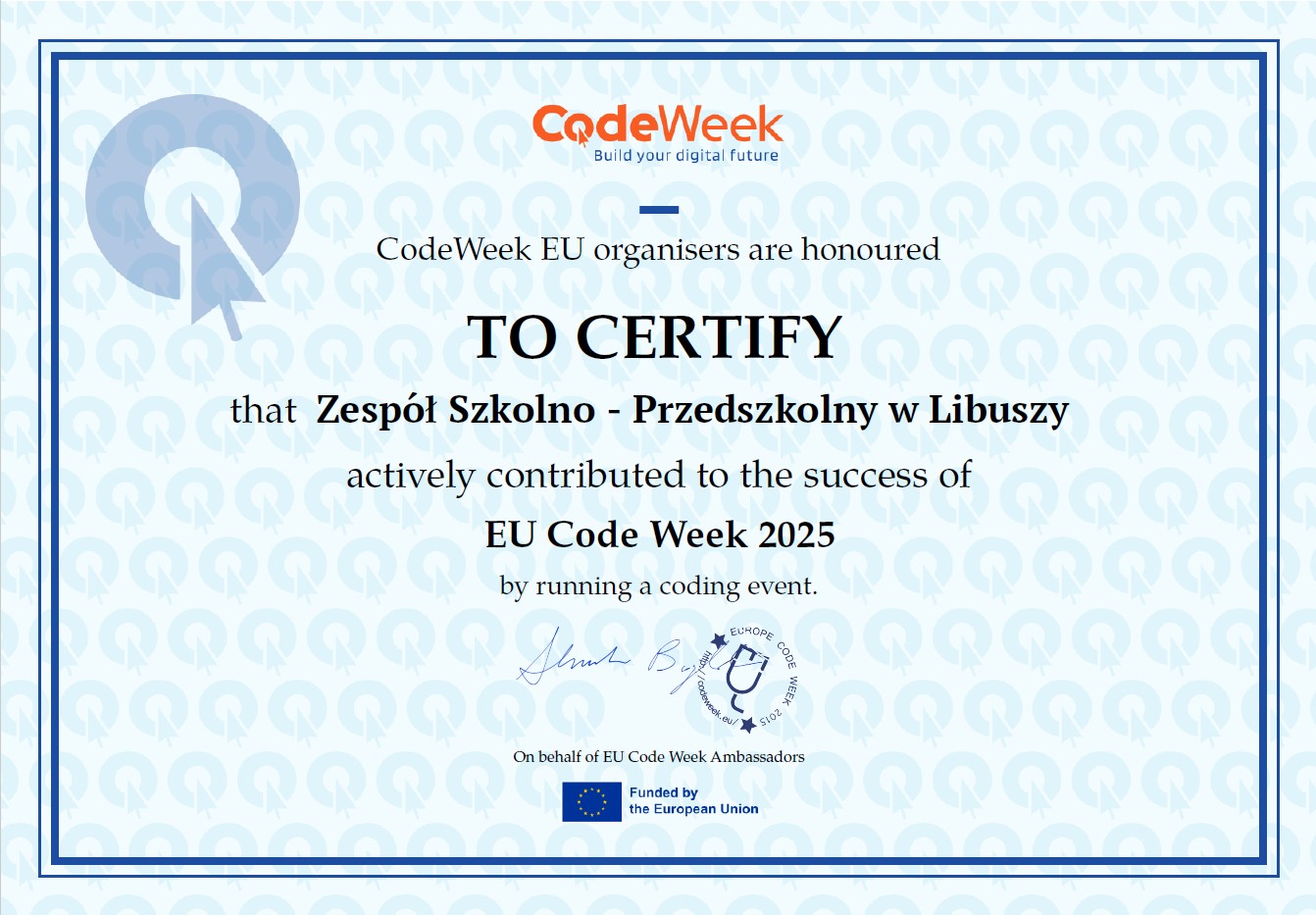 Tydzień Kodowania w Zespole Szkolno-Przedszkolnym w Libuszy #LaboratoriaPrzyszłości