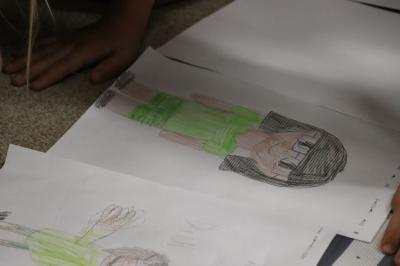 Rysunek wykonany przez uczennicę.